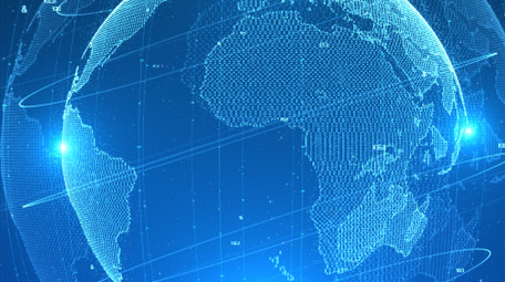 蓝色高端大气背景AE模板