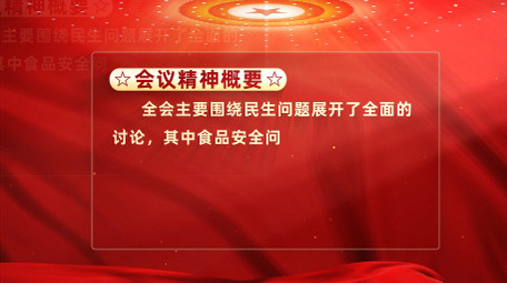 党政类政策会议文件展示AE模板