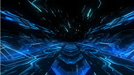 科技科幻时空穿梭背景视频