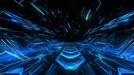 科技科幻时空穿梭背景视频