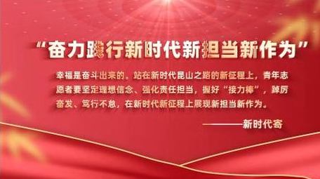 大气党政金句标语语录AE模板