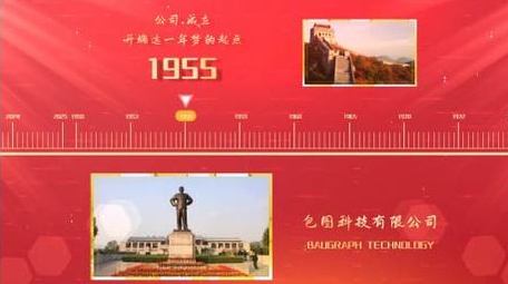 大气简洁党政图文时间轴展示模板