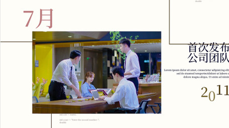 企业公司发展历程年份时间线视频AE模板