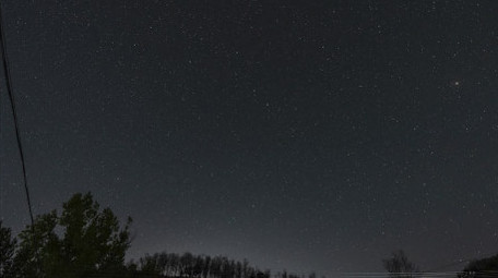 自然风光夏日星空银河实拍