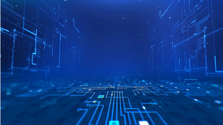 4K大气商务立体科技背景视频