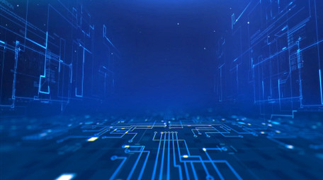 4K大气商务立体科技背景视频