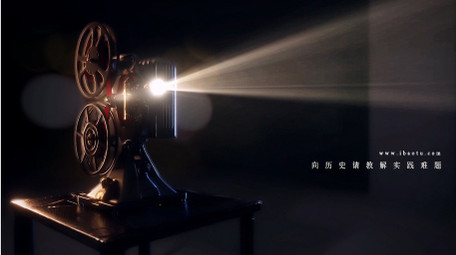 复古电影放映历史图文AE模板