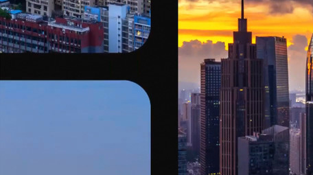 极简城市宣传图文快闪展示模板