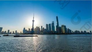 上海外滩黄浦江风光延时实拍