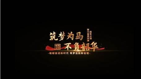 党政文字动画展示AE模版