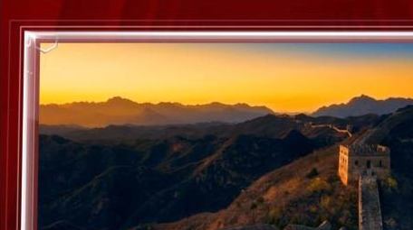 简洁红色党政图文展示AE模板