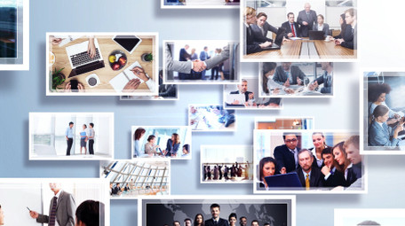 <strong>商务</strong>企业<strong>图文</strong>汇聚片头AE模板