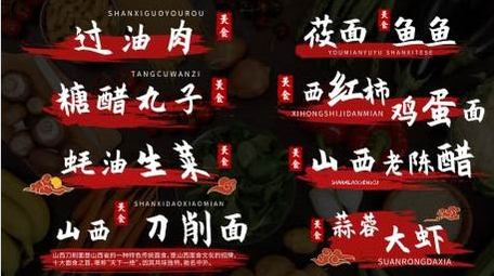 古风国潮美食字幕花字书法字幕AE模版