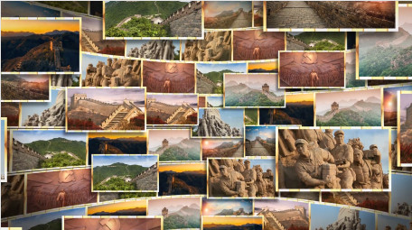 简洁大气<strong>党政</strong>汇聚照片墙片头展示AE模板