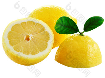 小清新柠檬摄影图