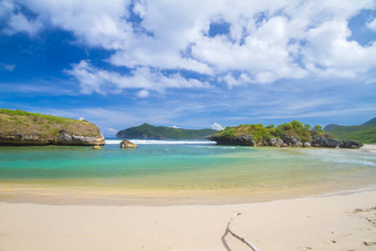 海边风景海浪冲击海水度假旅游<strong>摄影</strong>照