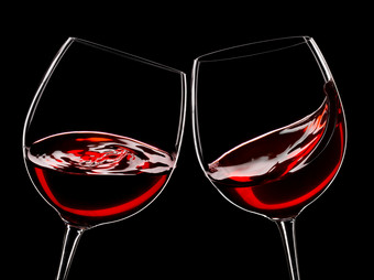 暗色调红葡萄酒摄影图