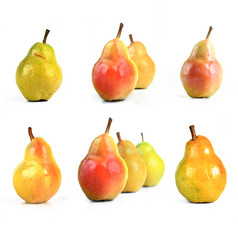 水果食物梨子摄影图
