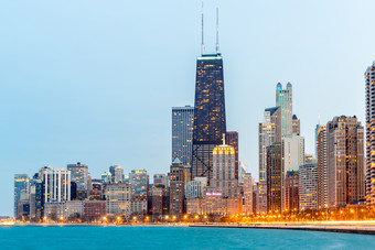芝加哥城市建筑群