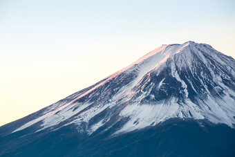 简约风美丽富士山摄影图