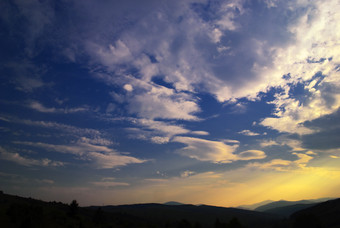 喀尔巴阡山脉自然风光摄影图