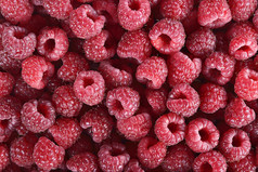 红色树莓红莓摄影图
