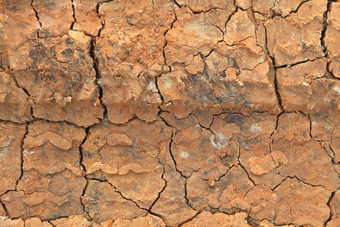 <strong>干旱</strong>干裂的地面摄影图