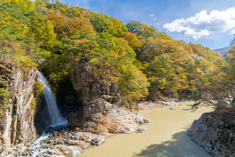 旅游风景峡谷山谷