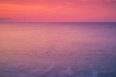 黄昏海洋海面风景