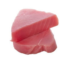 红色鱼排食材摄影图