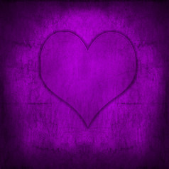 紫色爱心装饰背景图