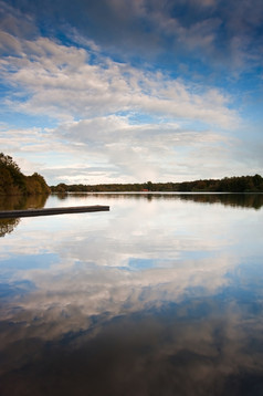 自然景观湖泊美景摄影图