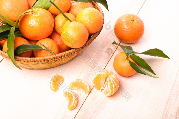 水果食物小橘子摄影图