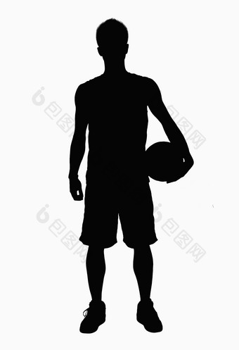 篮球运动员人物剪影