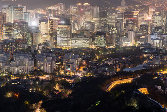 韩国<strong>首尔夜景</strong>景色