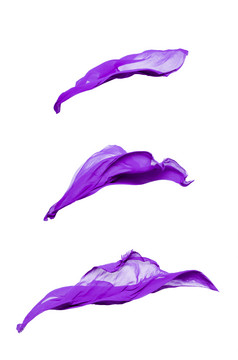 紫色的绸缎摄影图