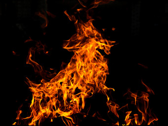 燃烧的火焰摄影图