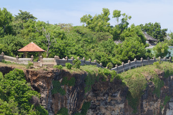 中式桥塔国家美景旅游圣地风景照摄影图