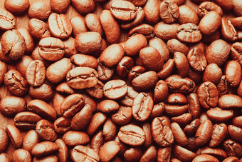 棕色咖啡豆豆子摄影图