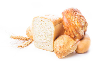 小麦面包食物摄影图