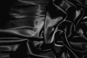 黑白风格光滑丝绸摄影图