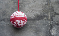 圣诞节装饰小球摄影图