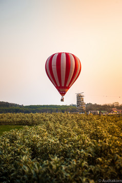 大自然户外旅游旅行热气球浪漫的摄影图片