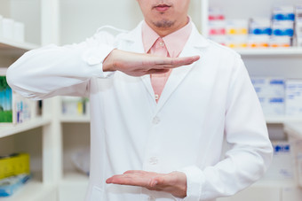 医疗卫生做展示姿势的医护人员