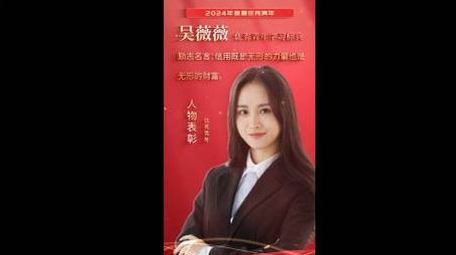 党政人物表彰介绍短视频AE模板