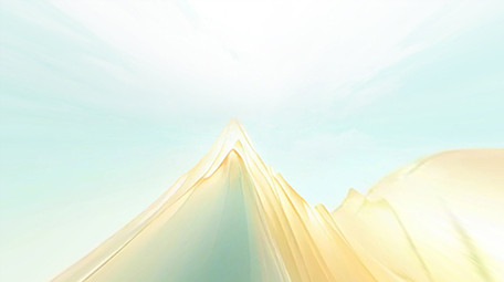 三维山峰水墨标题片头AE模板