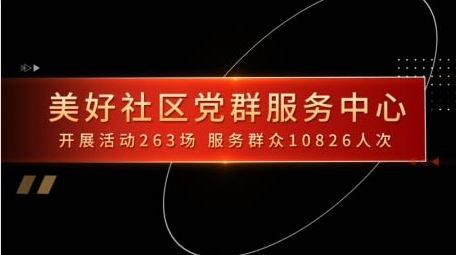 简洁红色党政字幕条动画展示AE模版
