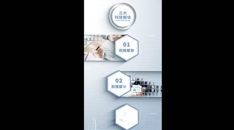 简洁企业信息分类短视频AE模板