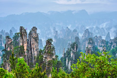 湖南张家界风景摄影图片