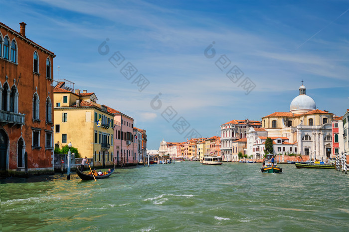 威尼斯运河意大利欧洲